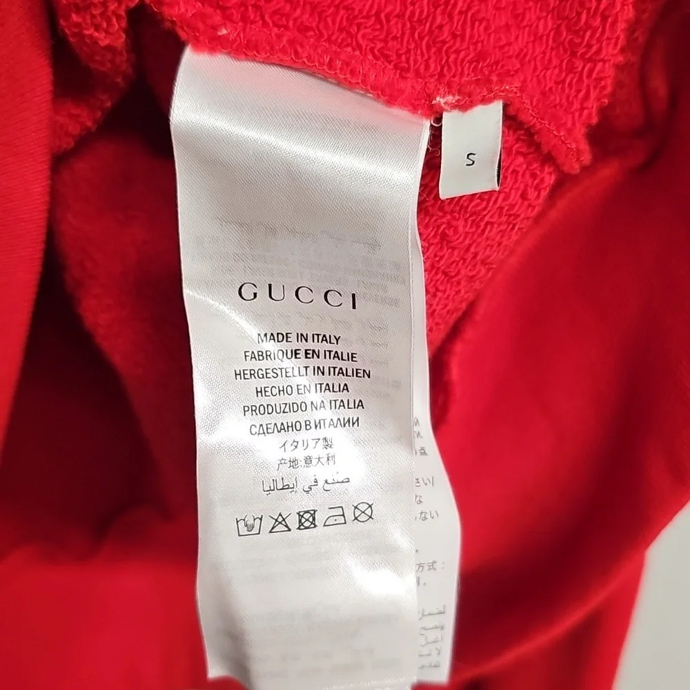 GUCCI SPLICED EMBRODIERY SPORT SWEATSHIRT BFPM-03-095